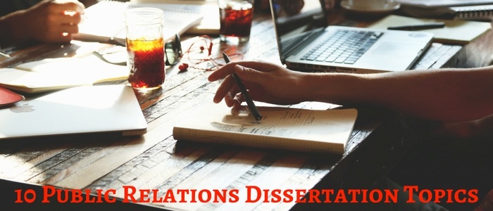 Public Relations Dissertation - Sample Dissertations